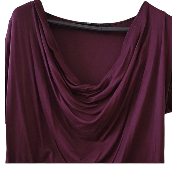 Boss by Hugo Boss Plum Scoop Neck Fall/Winter Top Large - Picture 2 of 14